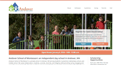 Desktop Screenshot of andovermontessori.org